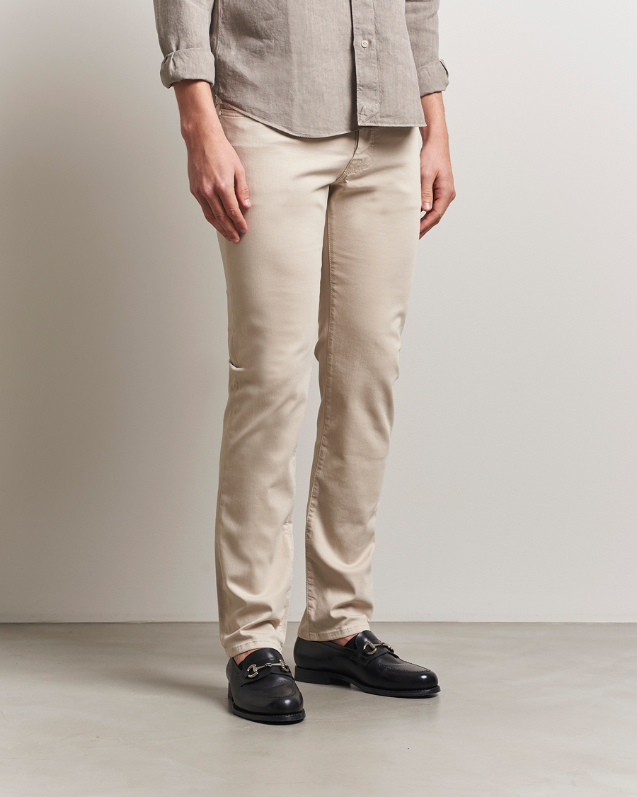 Herre | Bukser | Jacob Cohën | Bard Slim Fit 5-Pocket Pants Almond