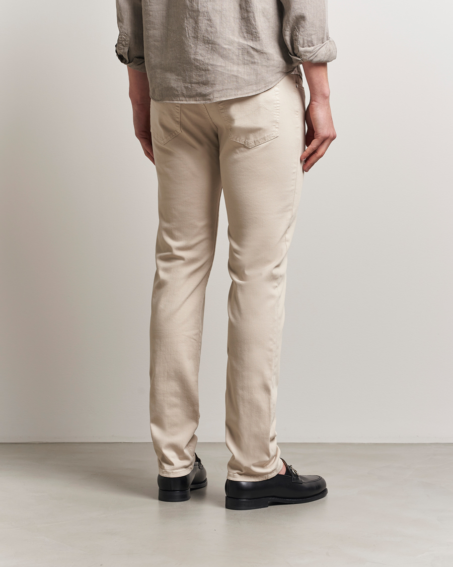 Herre | Bukser | Jacob Cohën | Bard Slim Fit 5-Pocket Pants Almond