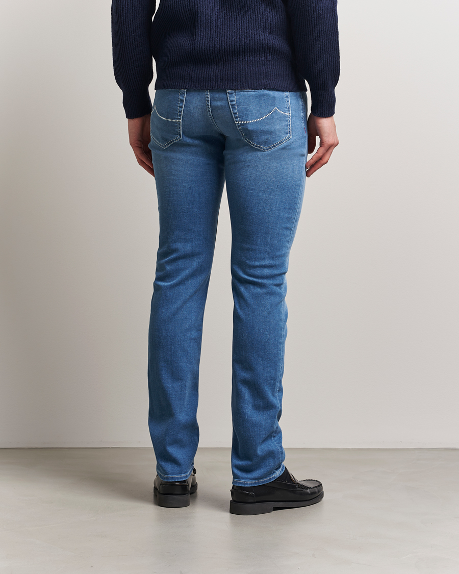 Herre | Jeans | Jacob Cohën | Bard Slim Fit Stretch Vintage Jeans Medium Blue