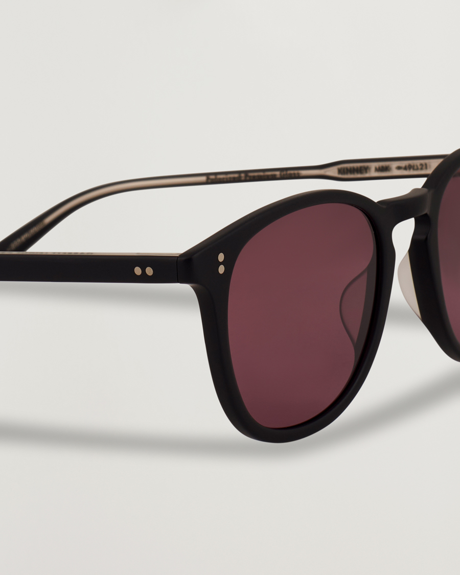 Herre | Solbriller | Garrett Leight | Kinney 49 Sunglasses Black