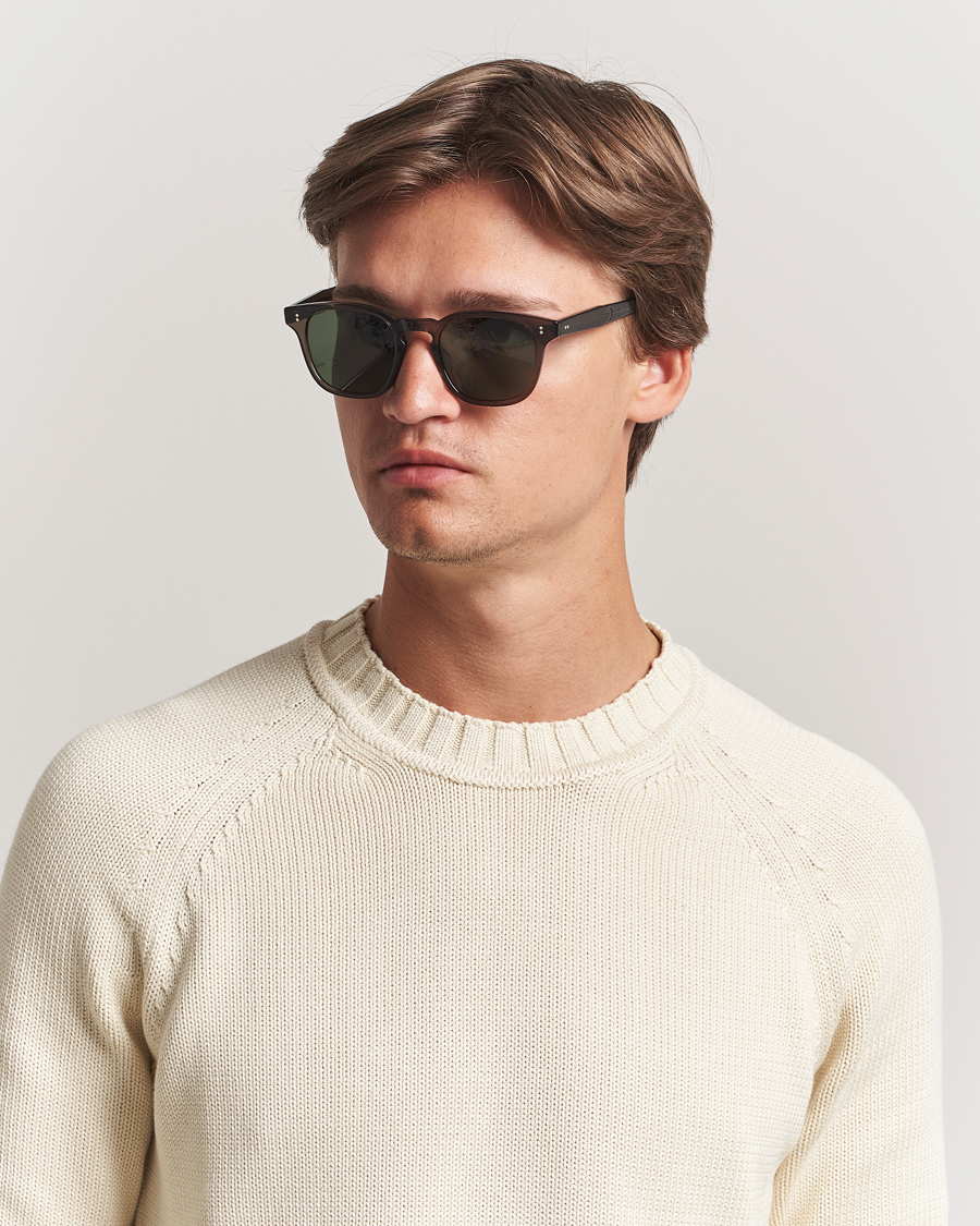 Herre | Solbriller | Garrett Leight | Ace II 49 Sunglasses Black Glass