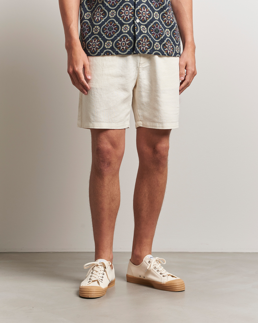 Herre | Shorts | LES DEUX | Otto Linen Shorts Ivory
