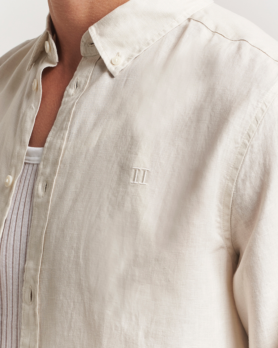 Herre | Skjorter | LES DEUX | Konrad Linen Shirt Ivory