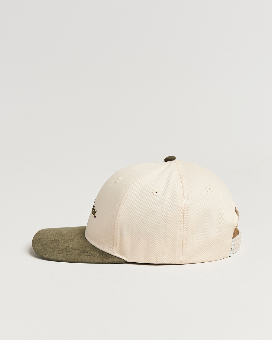 Herre | Hatter og capser | LES DEUX | Brad Contrast Suede Baseball Cap Ivory