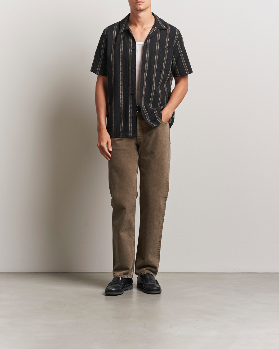 Herre | Skjorter | LES DEUX | Lucas Check Dobby Shirt Black
