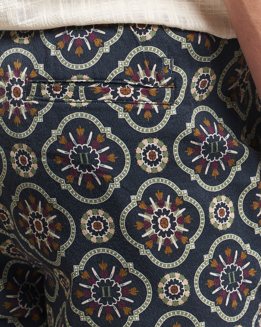 Herre | Shorts | LES DEUX | Otto AOP Tapestry Shorts Dark Navy