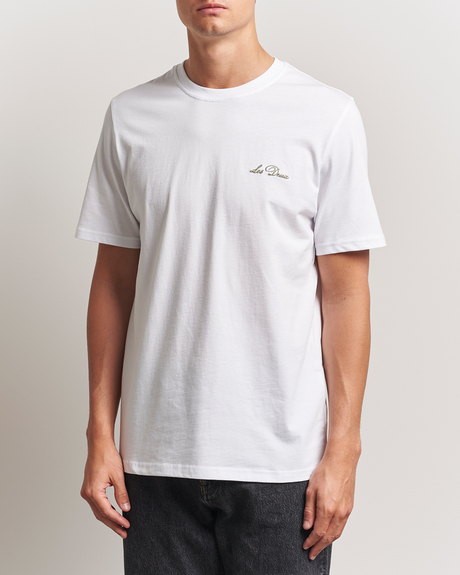 Herre | T-Shirts | LES DEUX | Wild Flower T-Shirt White