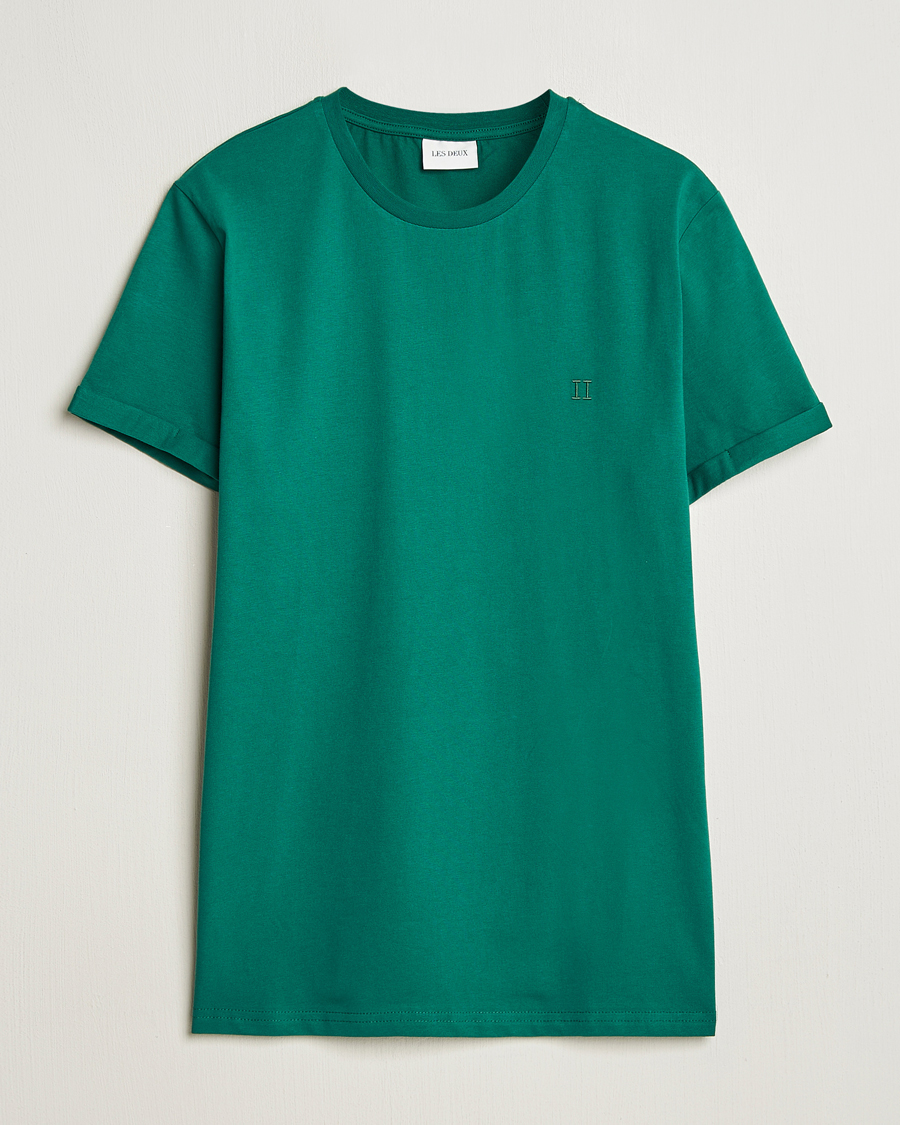 Herre | T-Shirts | LES DEUX | Norregaard Contrast T-Shirt Evergreen