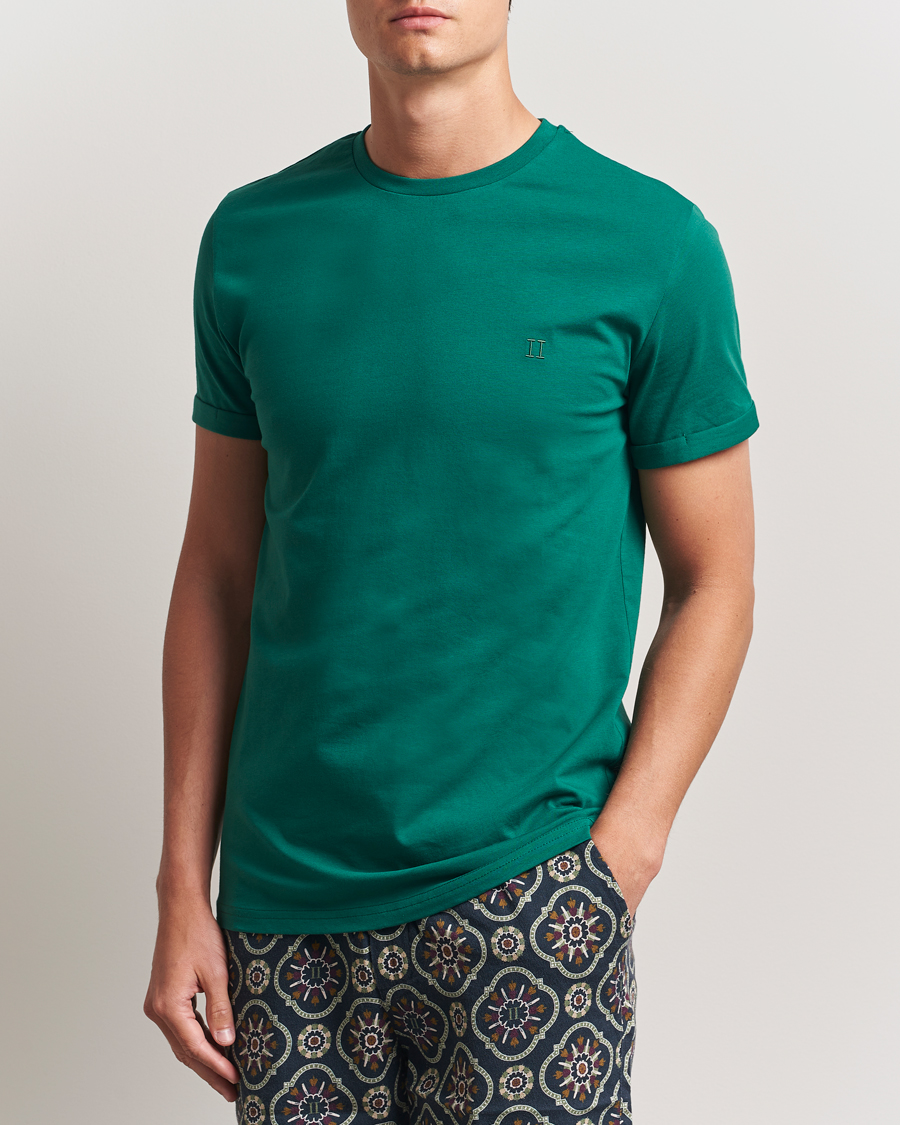 Herre | T-Shirts | LES DEUX | Norregaard Contrast T-Shirt Evergreen