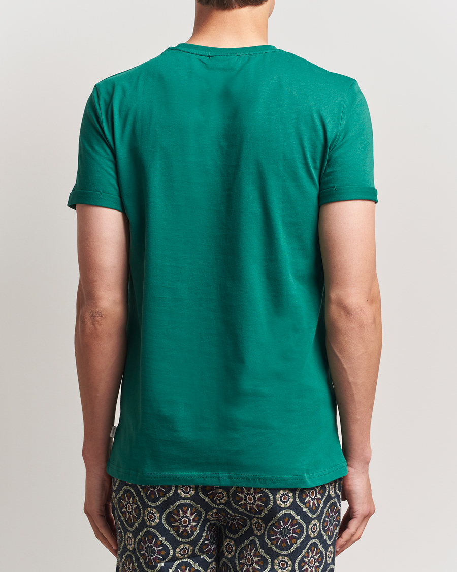 Herre | T-Shirts | LES DEUX | Norregaard Contrast T-Shirt Evergreen