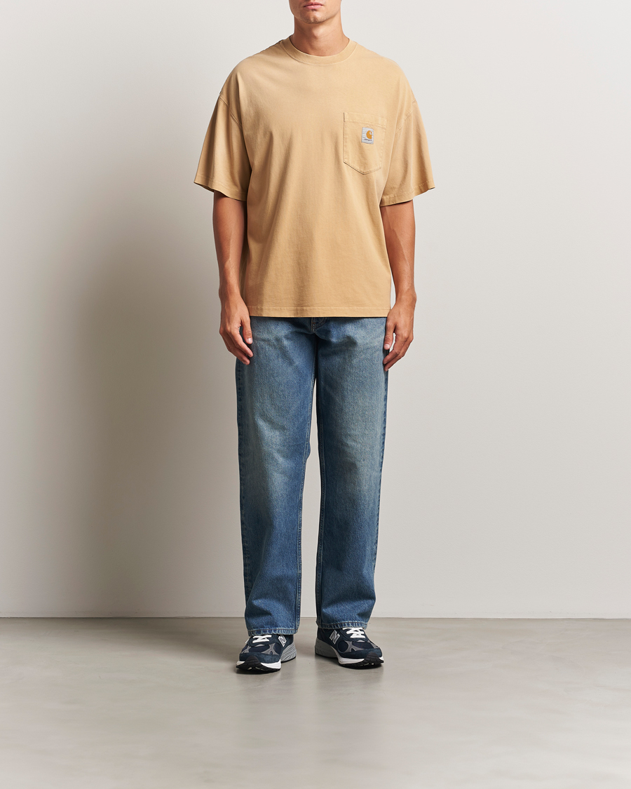 Herre | T-Shirts | Carhartt WIP | Hudson Pocket T-Shirt Dusty Brown