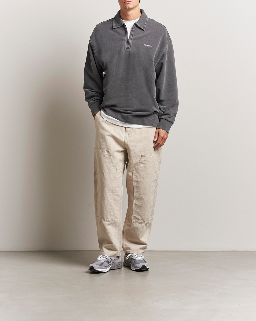Herre | Gensere | Carhartt WIP | Pique Script Sweatshirt Black