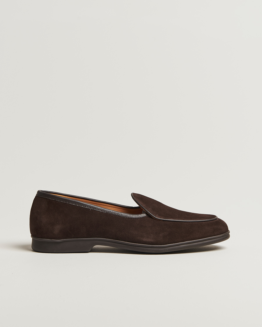Herre | Loafers | Myrqvist | Ängby Walker Loafer Dark Brown Suede