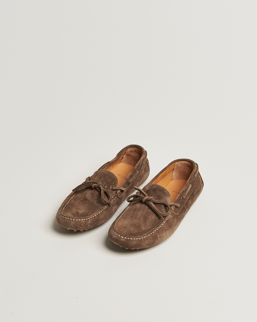 Herre | Bilsko | Myrqvist | Tofta Car Shoe Taupe Suede
