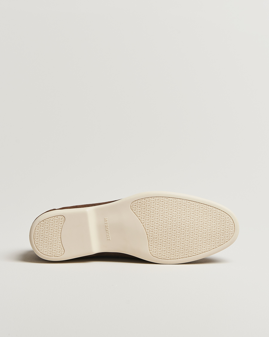 Herre | Seilersko | Myrqvist | Sandhamn Boat Shoe Waxed Chestnut Suede
