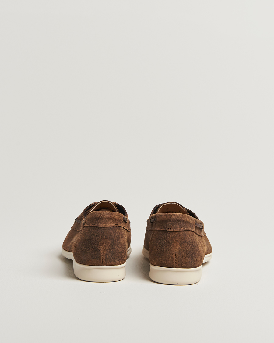 Herre | Seilersko | Myrqvist | Sandhamn Boat Shoe Waxed Chestnut Suede