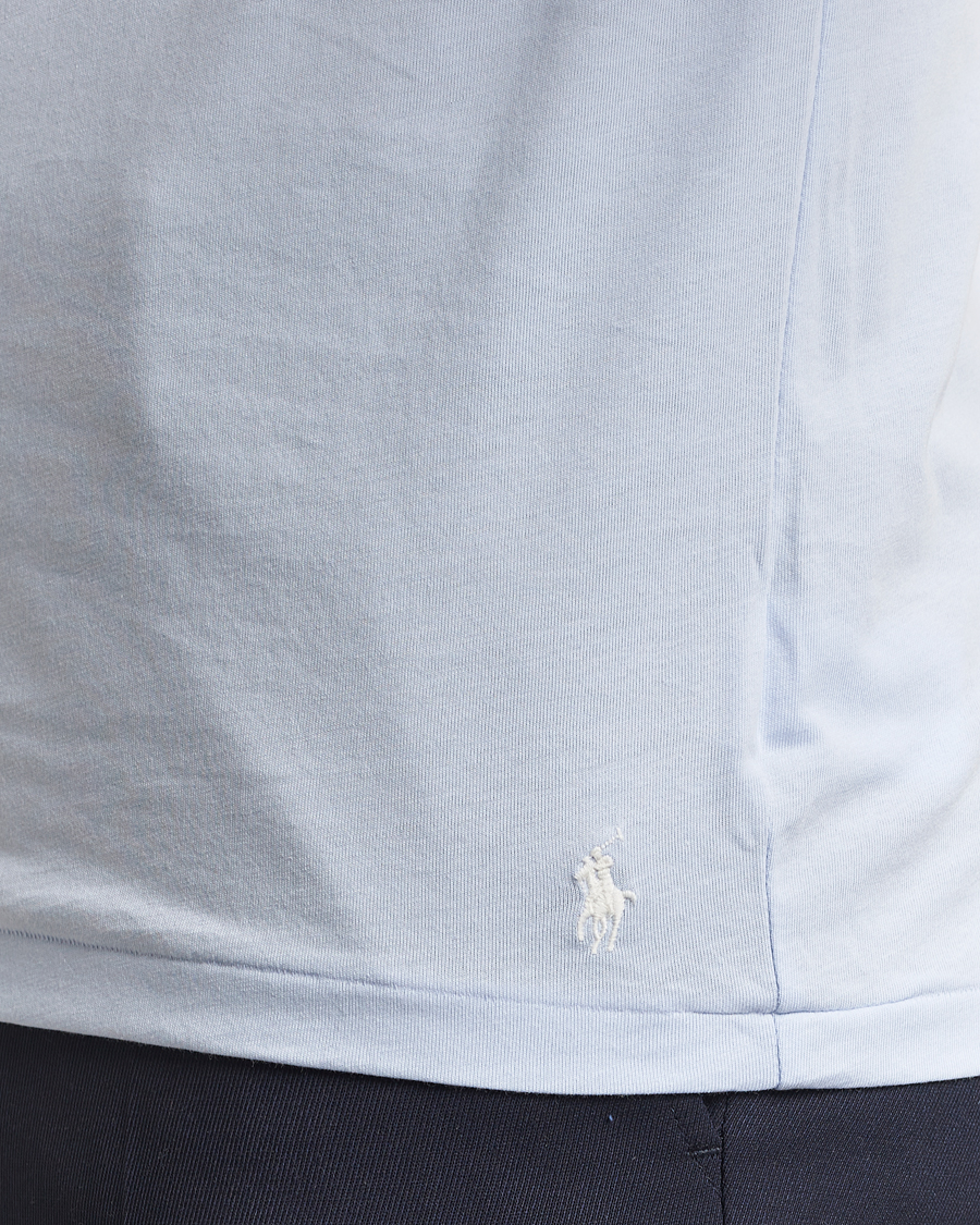 Herre | T-Shirts | Polo Ralph Lauren | 3-Pack Crew Neck T-shirt Navy/White/Blue