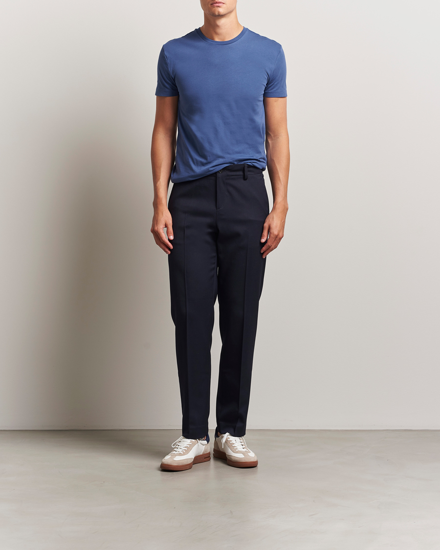 Herre | T-Shirts | Polo Ralph Lauren | 3-Pack Crew Neck T-shirt Black/Old Royal/White