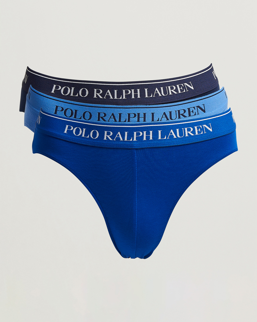 Herre | Undertøy | Polo Ralph Lauren | 3-Pack Low Rise Trunk Navy/Sapphire Star/Bermuda