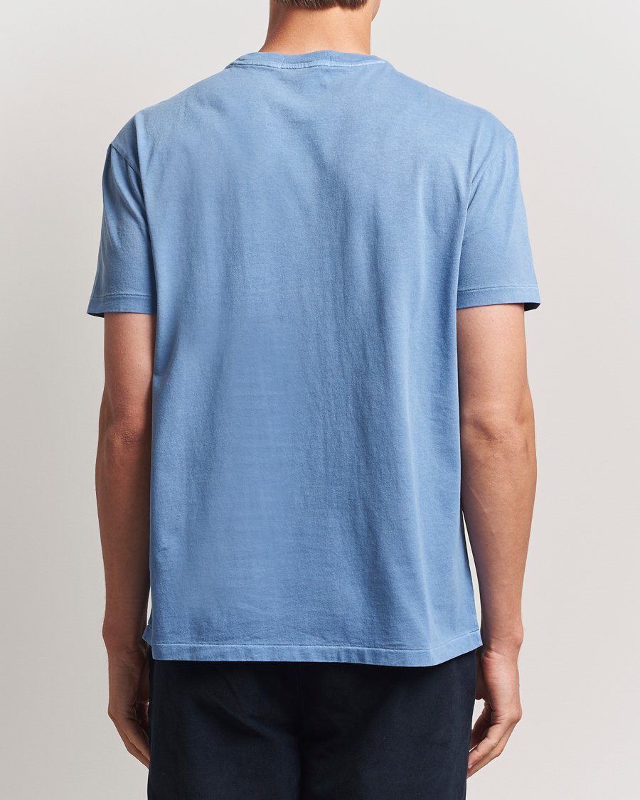 Herre | T-Shirts | Polo Ralph Lauren | Washed Classic Fit Pocket Tee Campus Blue
