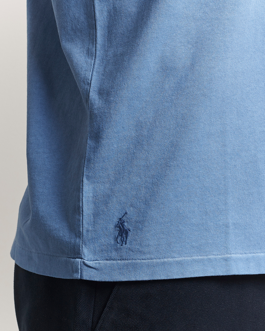 Herre | T-Shirts | Polo Ralph Lauren | Washed Classic Fit Pocket Tee Campus Blue