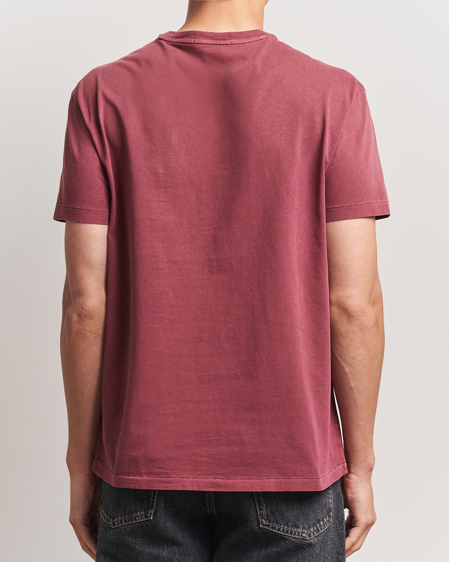 Herre | T-Shirts | Polo Ralph Lauren | Washed Classic Fit Pocket Tee Red Wine