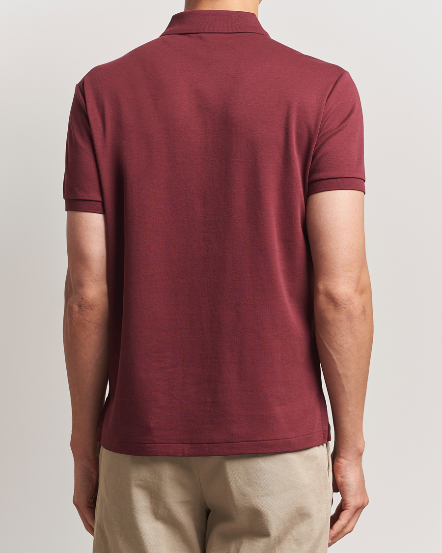 Herre | Pikéer | Polo Ralph Lauren | Luxury Pima Cotton Polo Red Wine