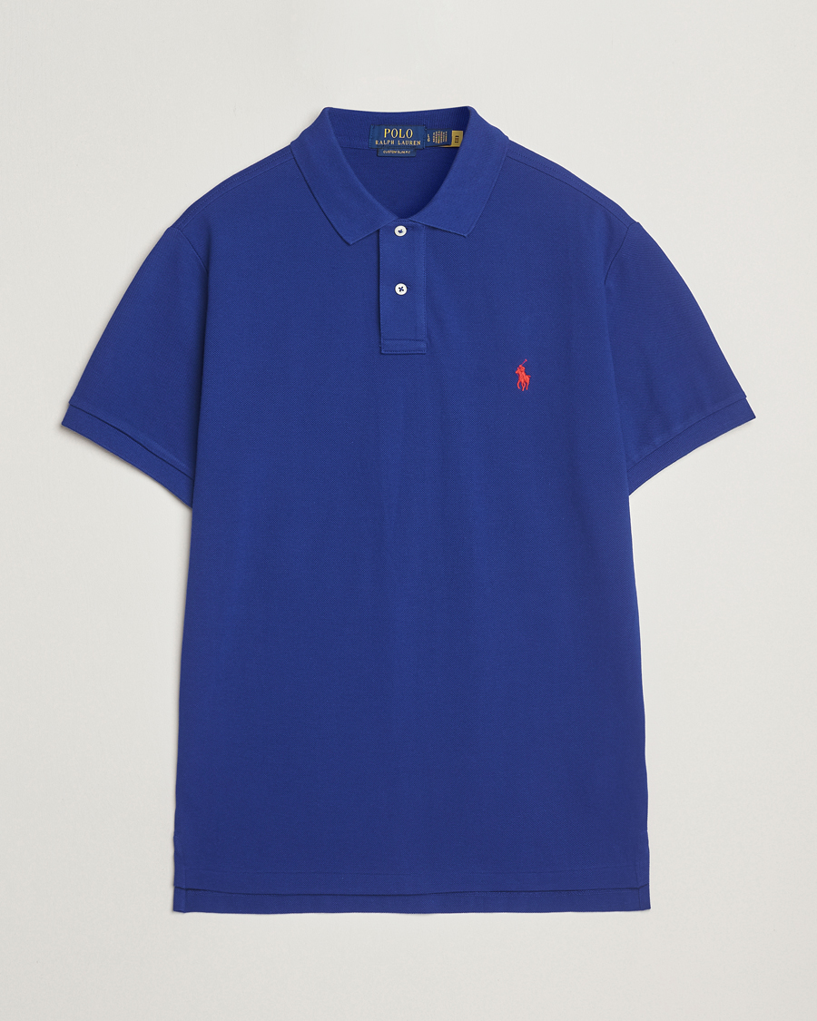 Herre | Pikéer | Polo Ralph Lauren | Custom Slim Fit Polo Heritage Royal