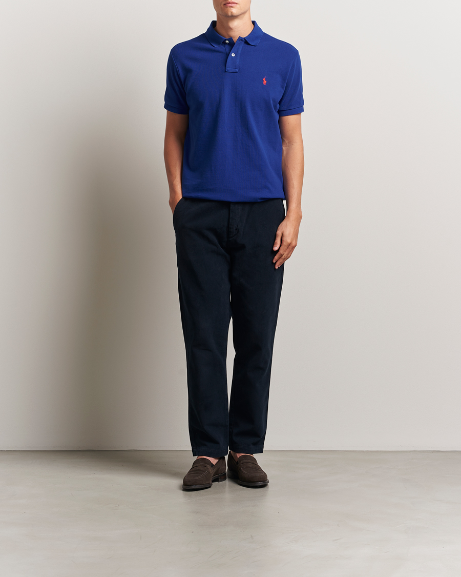 Herre | Pikéer | Polo Ralph Lauren | Custom Slim Fit Polo Heritage Royal