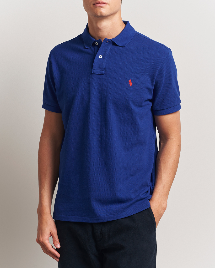 Herre | Pikéer | Polo Ralph Lauren | Custom Slim Fit Polo Heritage Royal