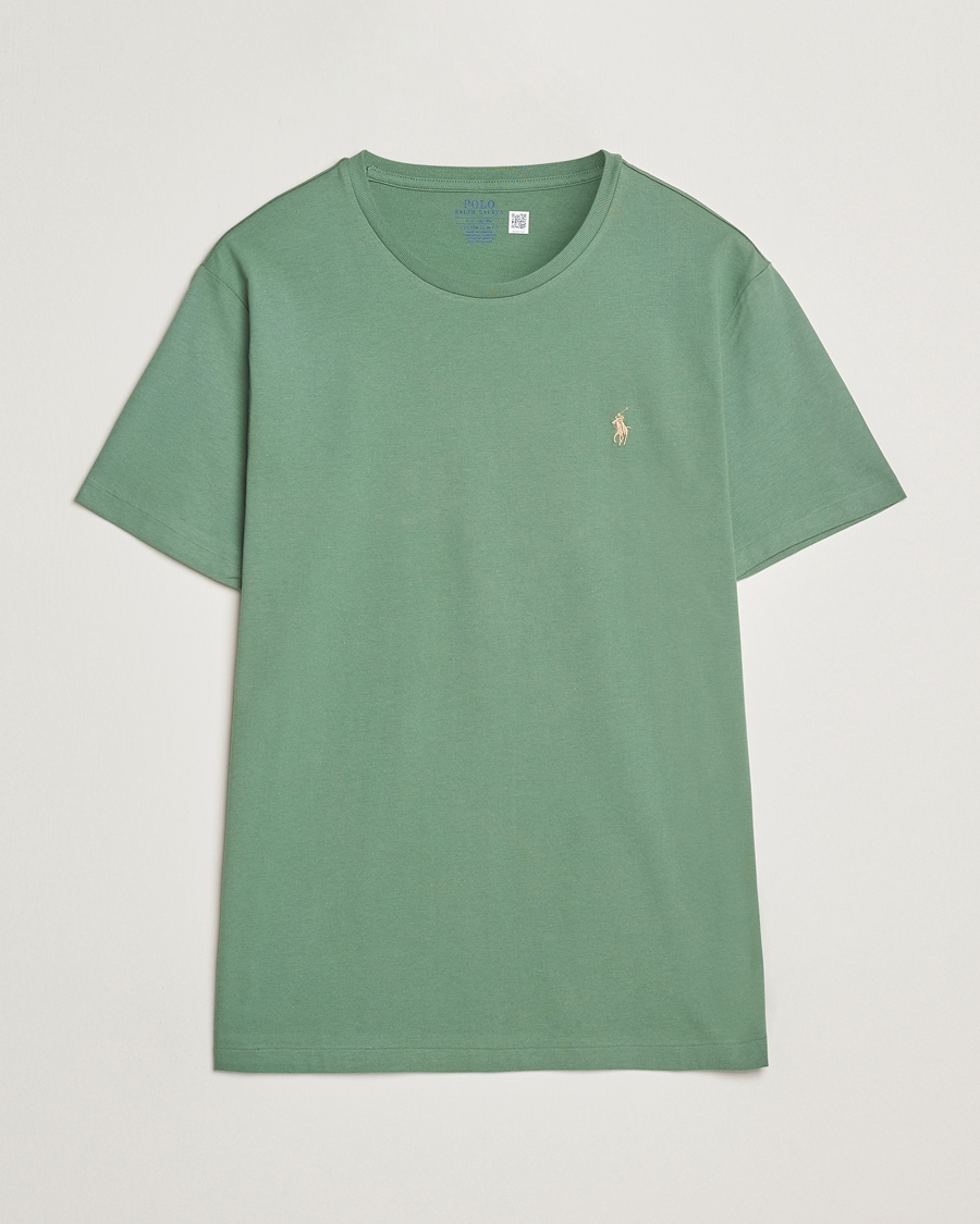 Herre | T-Shirts | Polo Ralph Lauren | Custom Slim Fit Crew Neck T-Shirt Fatigue