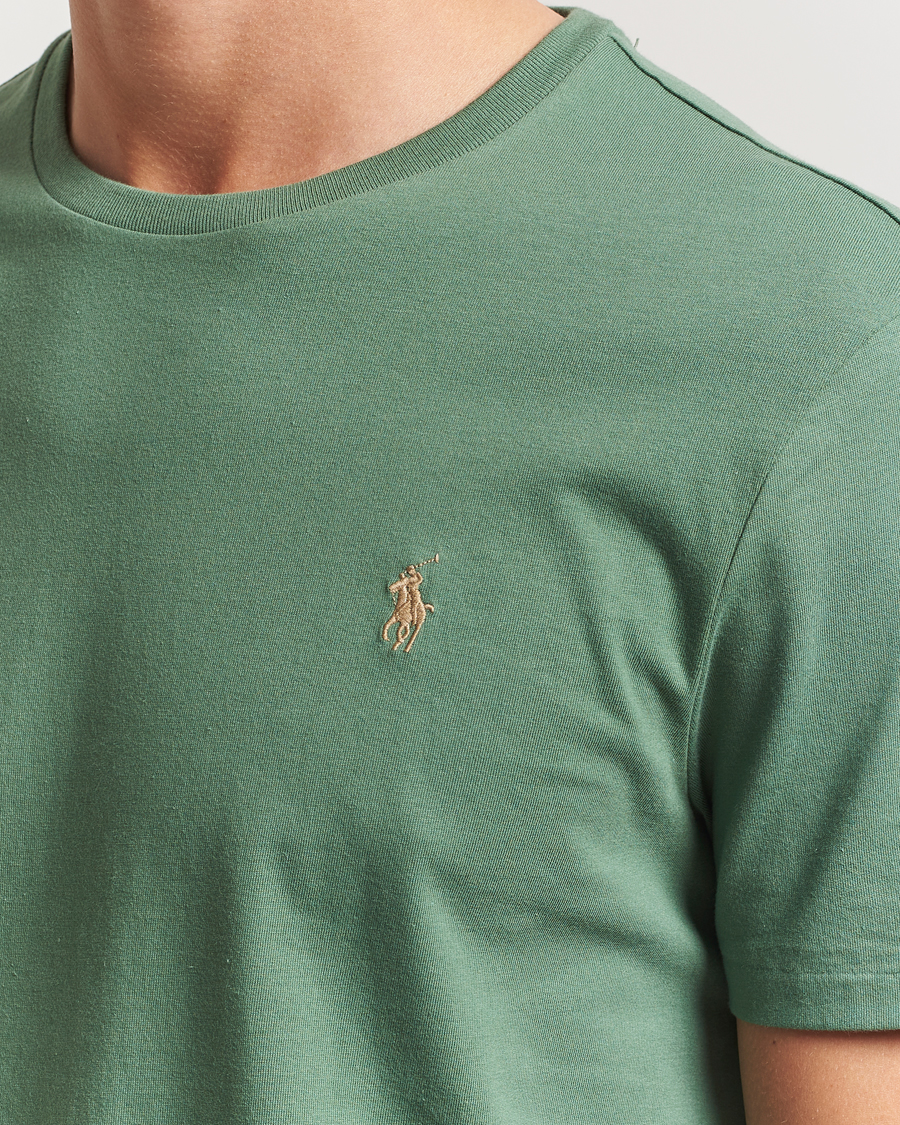 Herre | T-Shirts | Polo Ralph Lauren | Custom Slim Fit Crew Neck T-Shirt Fatigue