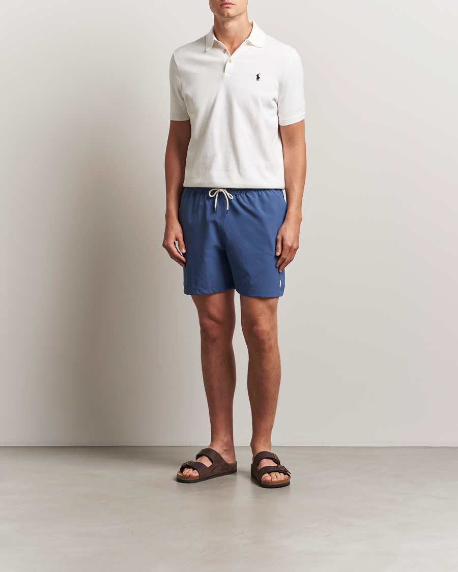 Herre | Badeshorts | Polo Ralph Lauren | Traveler Recycled Swimshorts Earth Blue