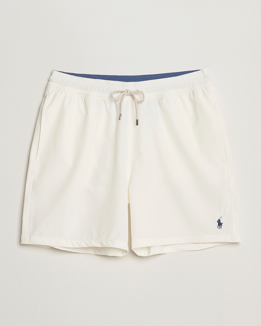 Herre | Badeshorts | Polo Ralph Lauren | Traveler Recycled Swimshorts Pale Cream