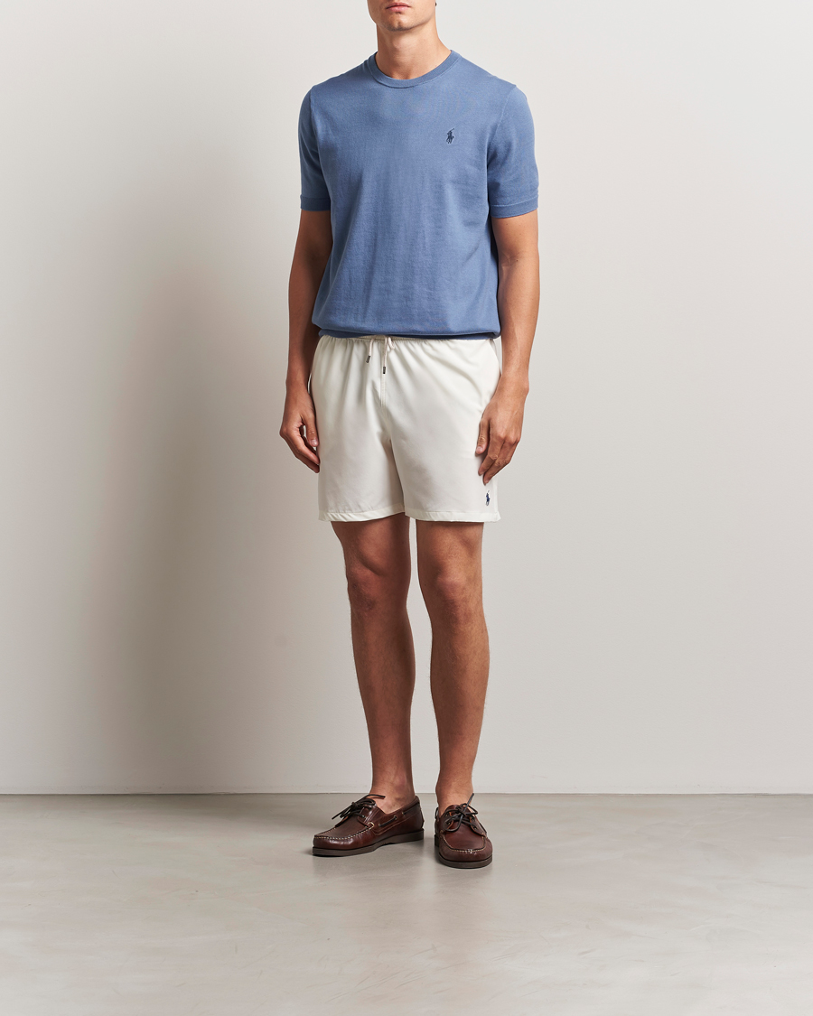 Herre | Badeshorts | Polo Ralph Lauren | Traveler Recycled Swimshorts Pale Cream