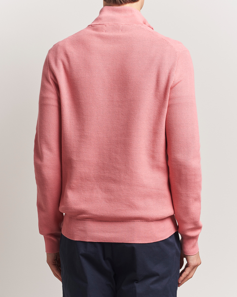 Herre | Gensere | Polo Ralph Lauren | Half Zip Cotton Pullover Desert Rose