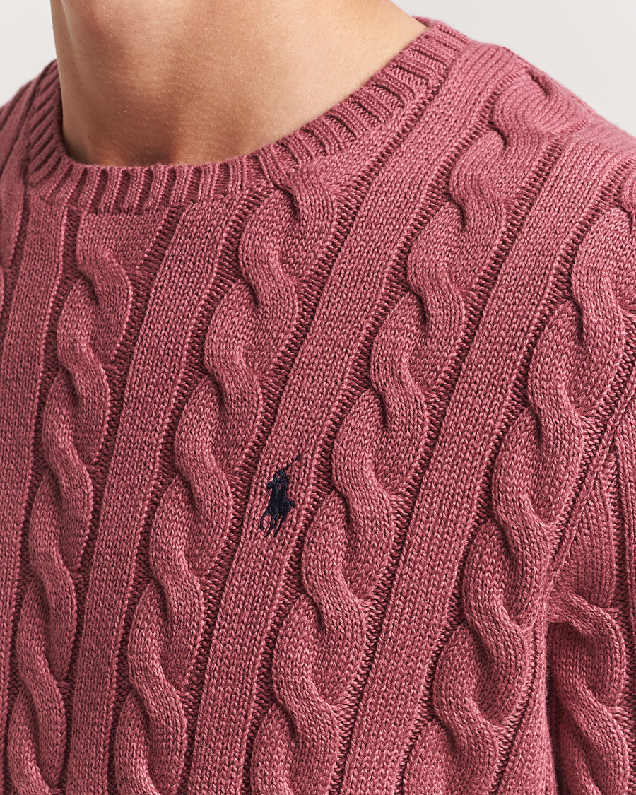Herre | Gensere | Polo Ralph Lauren | Cotton Cable Pullover Prune Juice