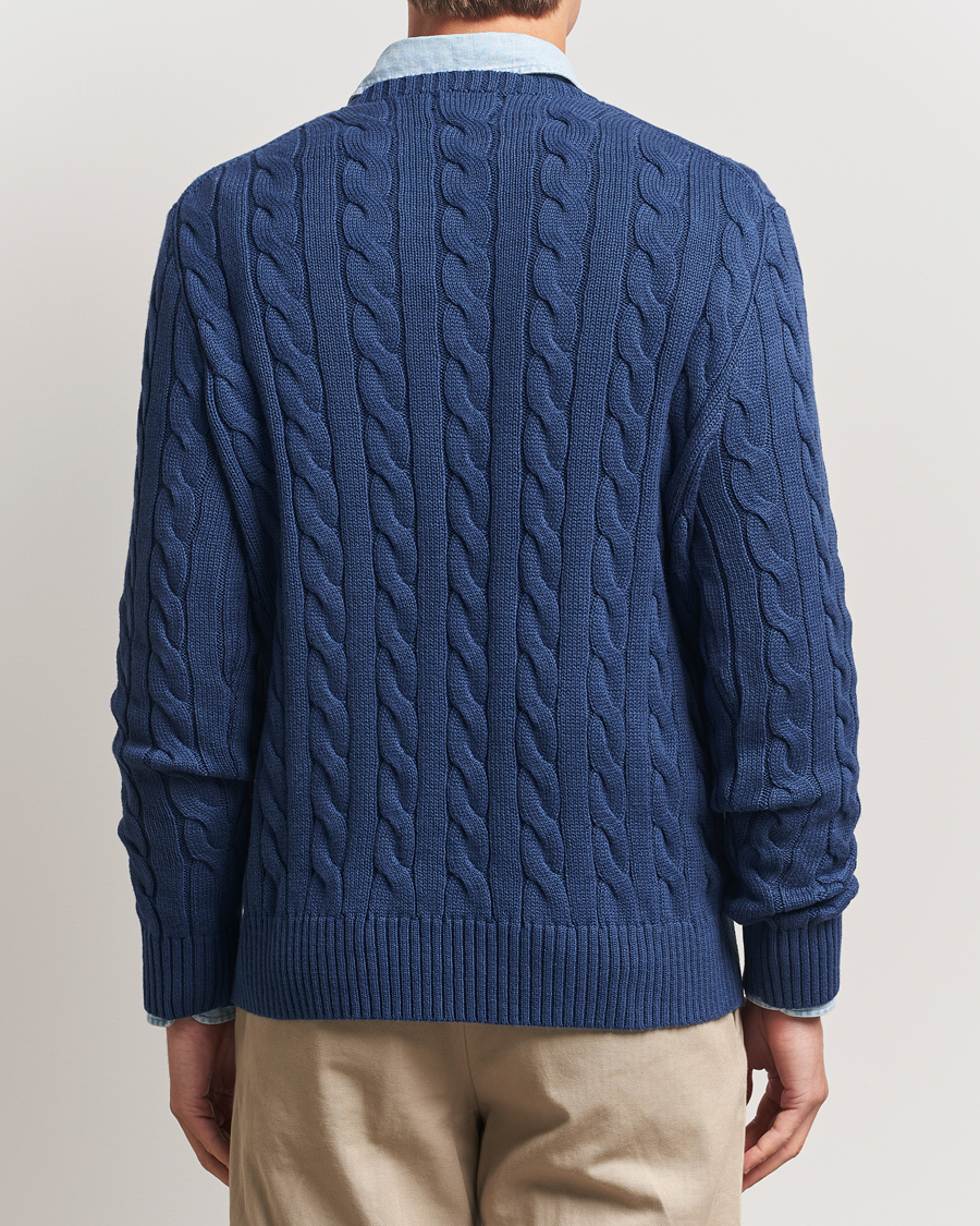 Herre | Gensere | Polo Ralph Lauren | Cotton Cable Pullover Light Navy