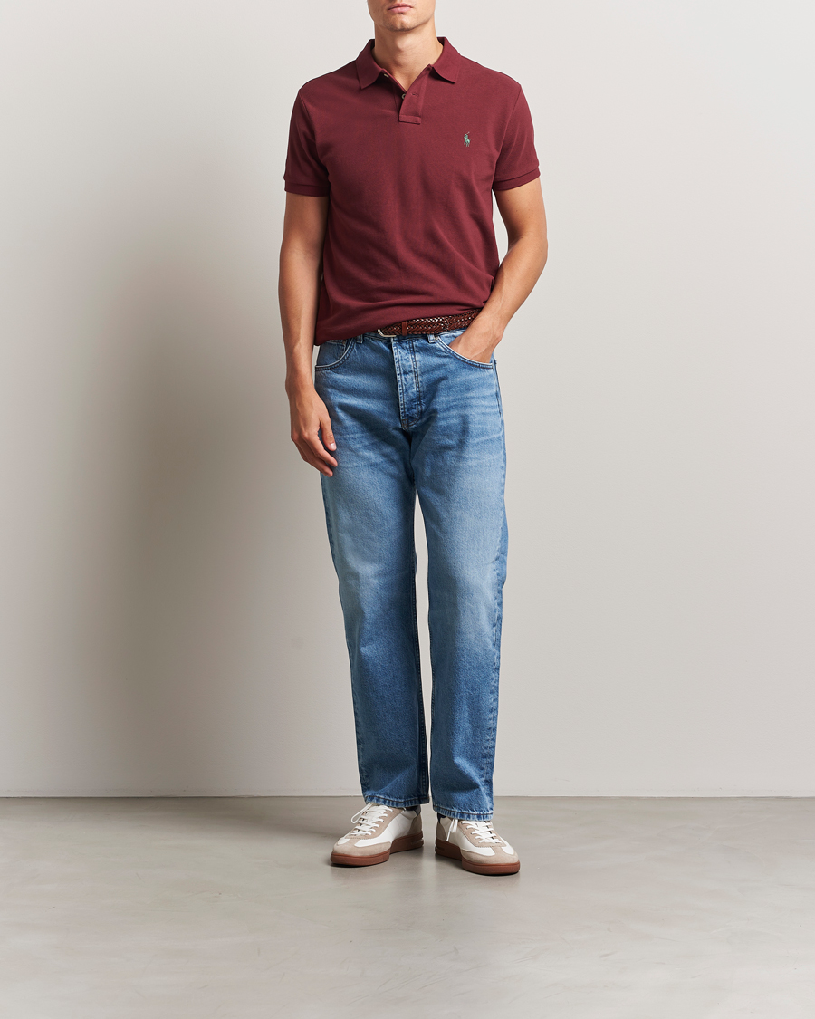 Herre | Pikéer | Polo Ralph Lauren | Slim Fit Polo Red Wine