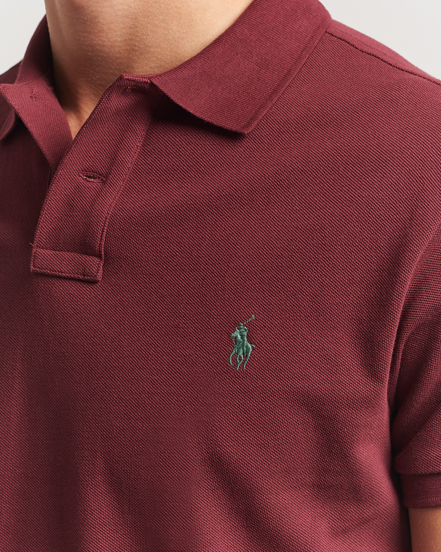 Herre | Pikéer | Polo Ralph Lauren | Slim Fit Polo Red Wine