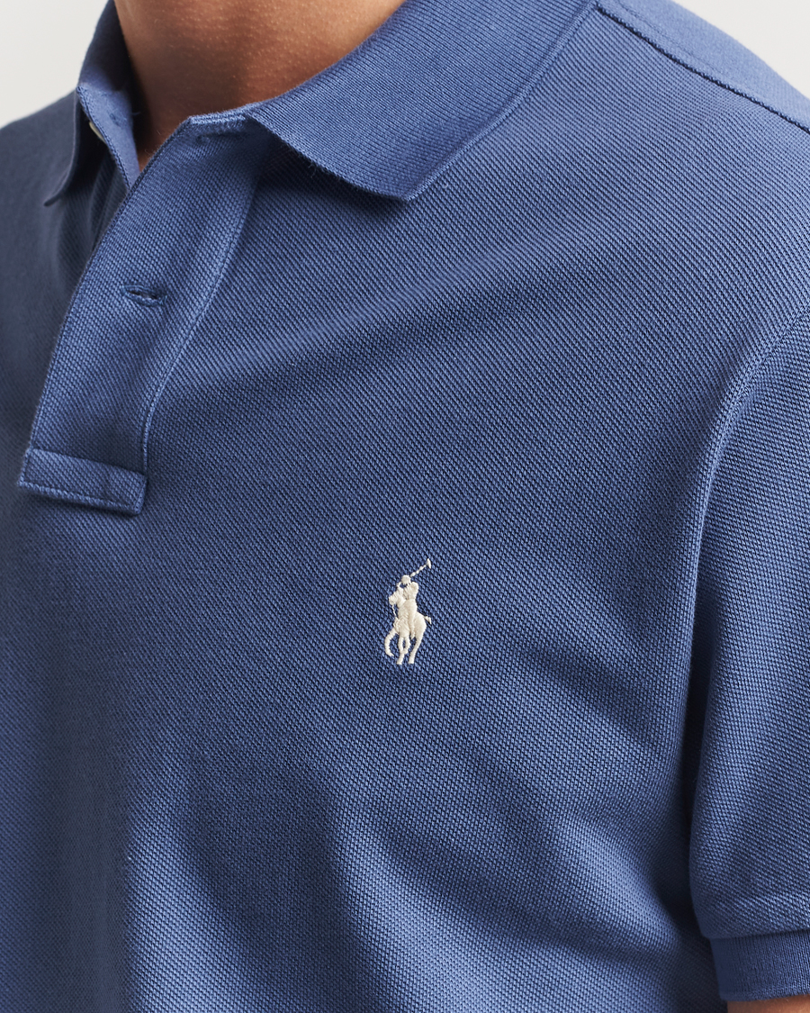 Herre | Pikéer | Polo Ralph Lauren | Slim Fit Polo Earth Blue