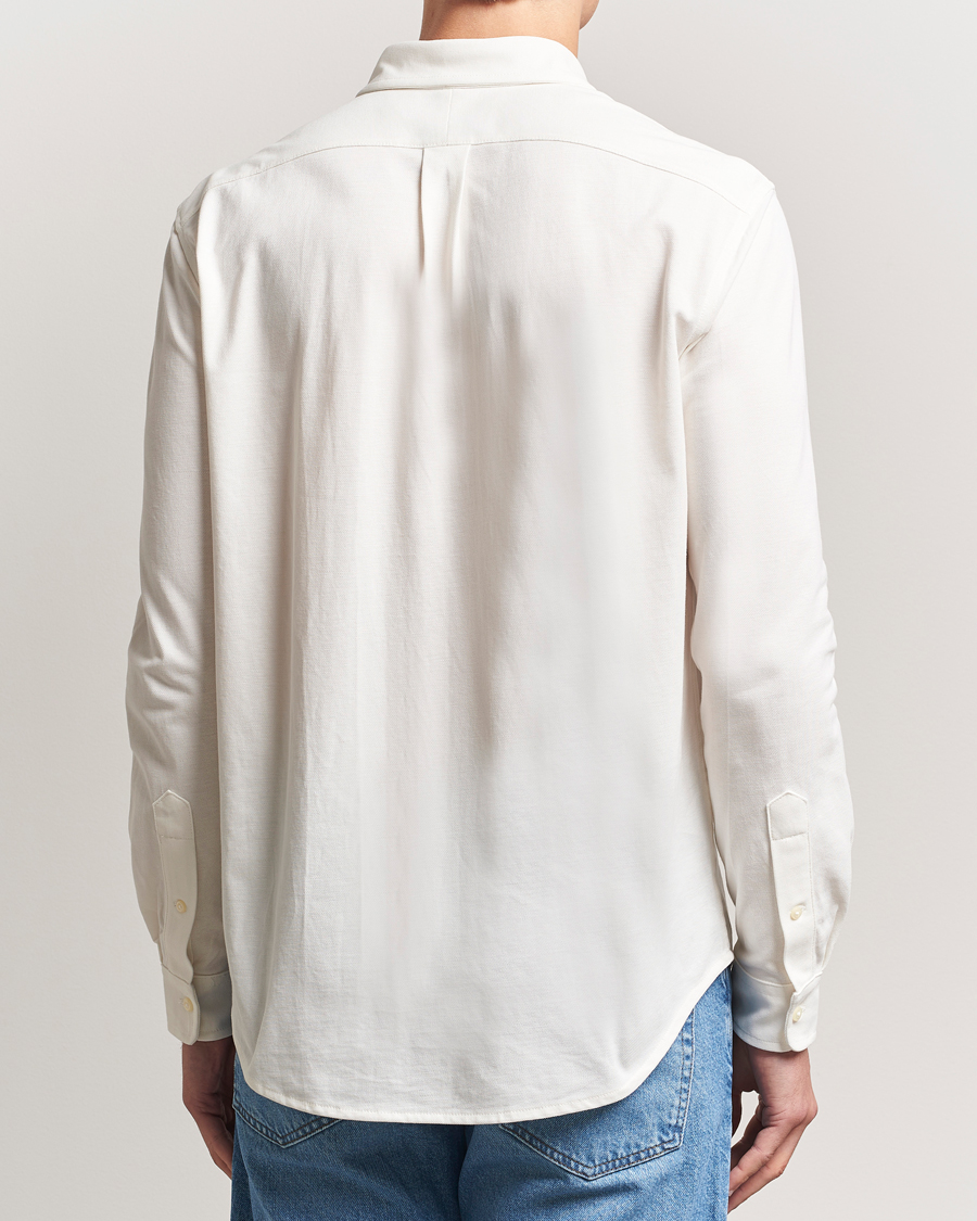Herre | Skjorter | Polo Ralph Lauren | Featherweight Mesh Shirt Pale Cream