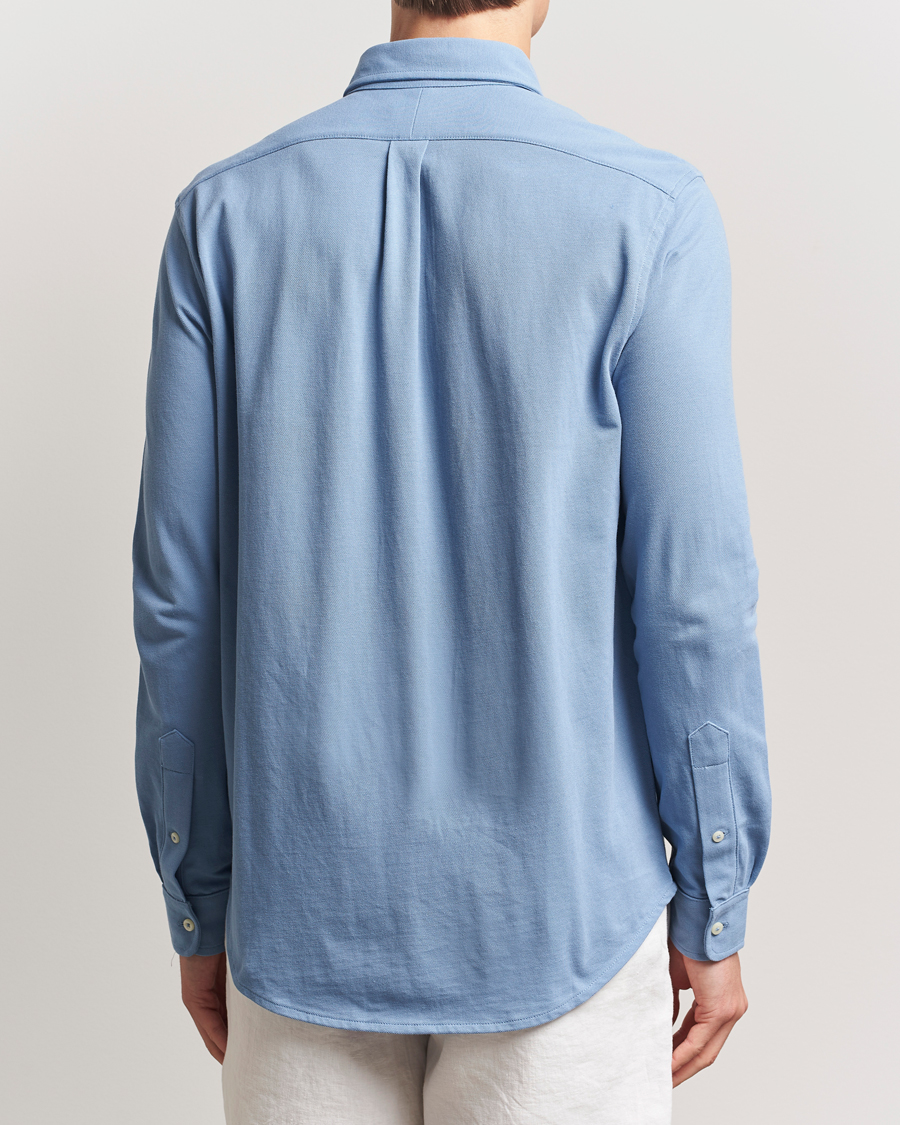 Herre | Skjorter | Polo Ralph Lauren | Featherweight Mesh Shirt Channel Blue