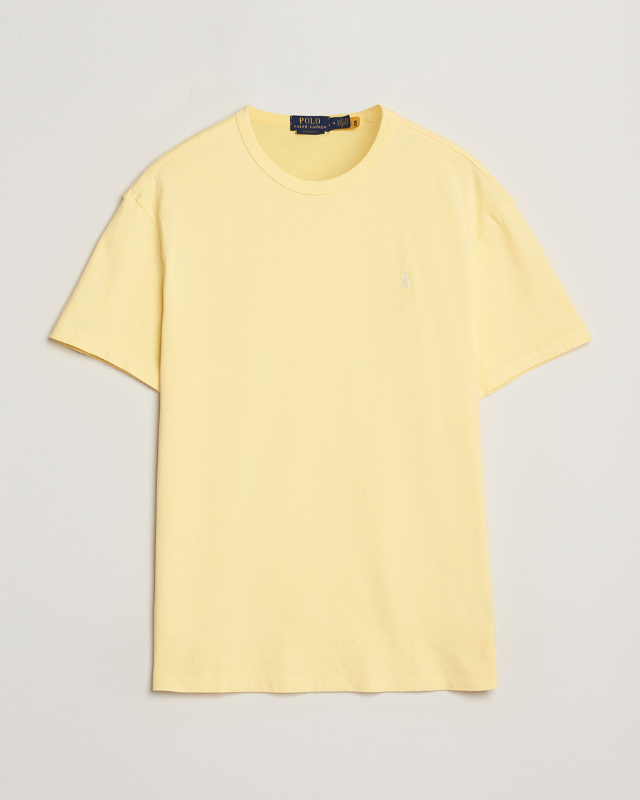 Herre | T-Shirts | Polo Ralph Lauren | Washed Tee Wicket Yellow