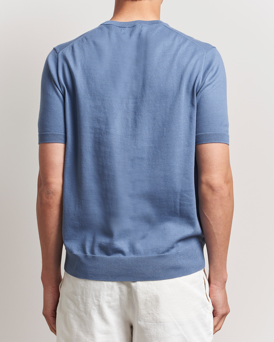 Herre | Gensere | Polo Ralph Lauren | Knitted Short Sleeve Tee Capri Blue