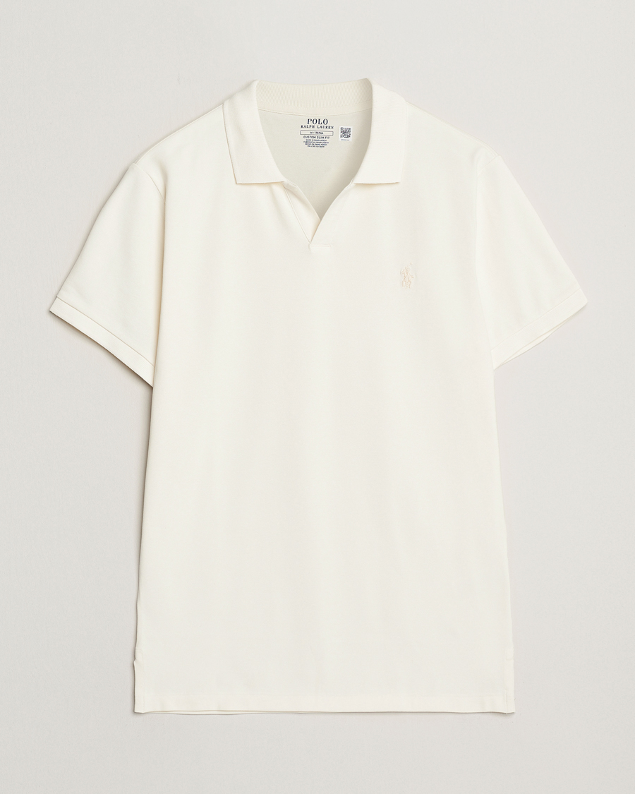 Herre | Pikéer | Polo Ralph Lauren | Johnny Short Sleeve Polo Pale Cream