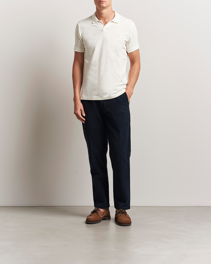 Herre | Pikéer | Polo Ralph Lauren | Johnny Short Sleeve Polo Pale Cream