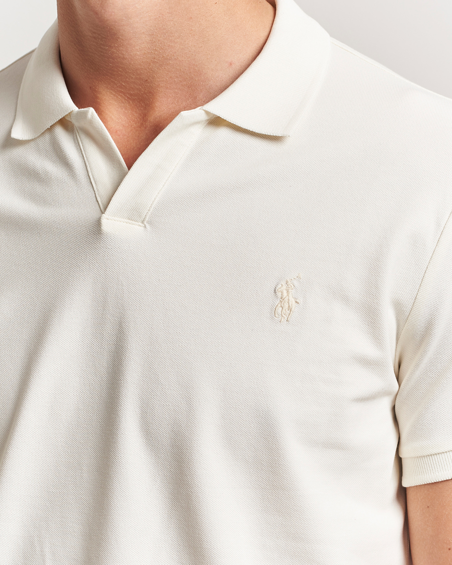 Herre | Pikéer | Polo Ralph Lauren | Johnny Short Sleeve Polo Pale Cream