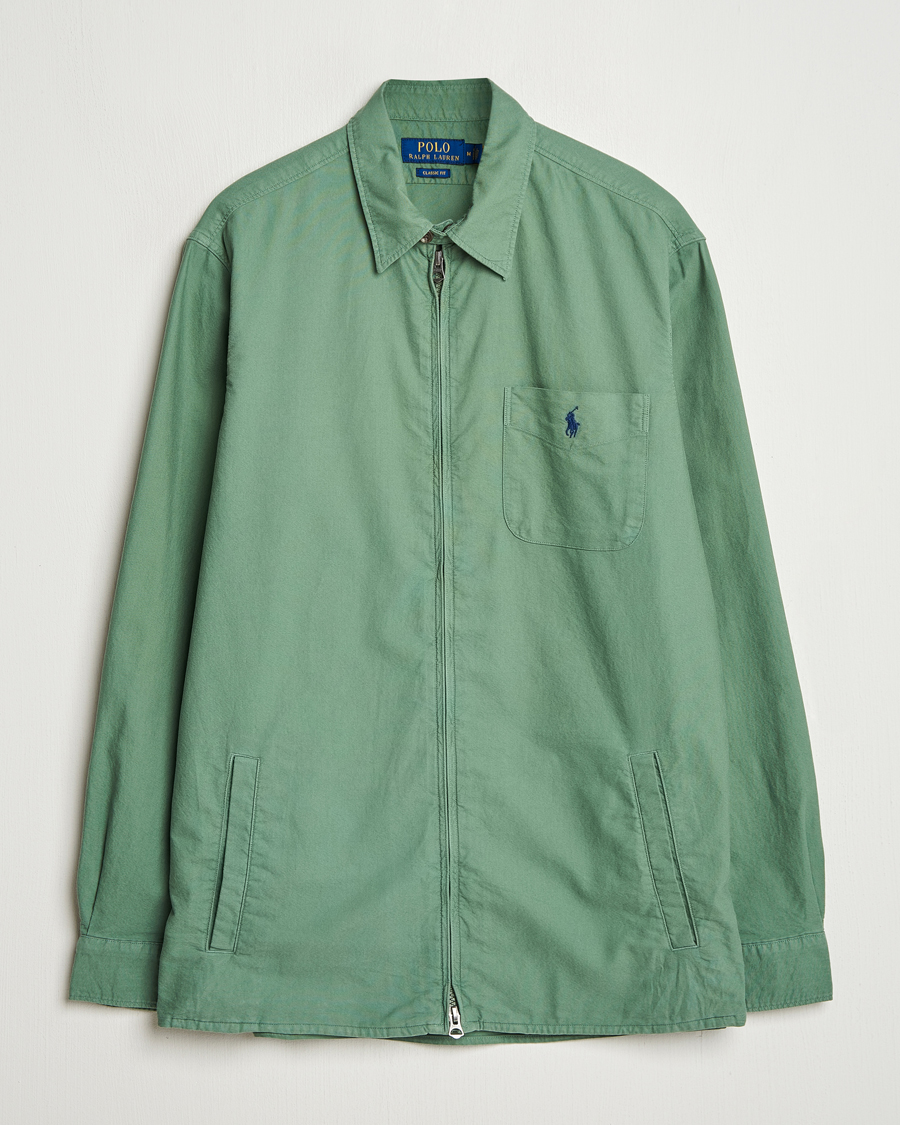 Herre | Skjorter | Polo Ralph Lauren | Garment Dyed Oxford Overshirt Fatigue