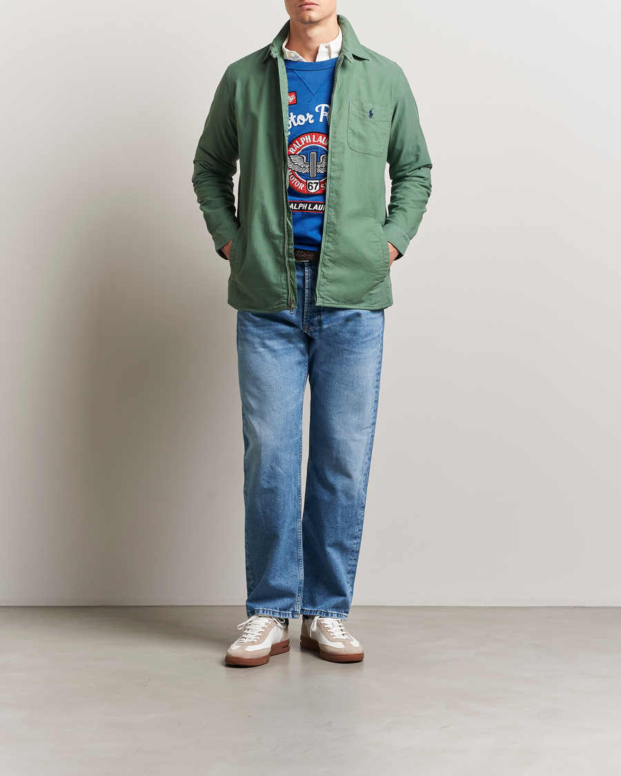 Herre | Skjorter | Polo Ralph Lauren | Garment Dyed Oxford Overshirt Fatigue